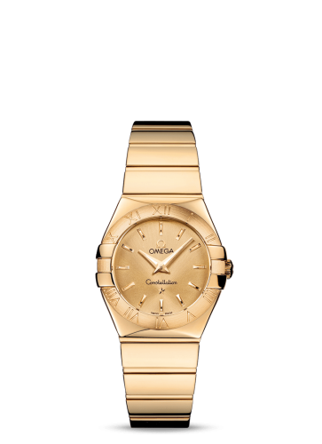 Omega Constellation Quartz 27 Polished Yellow Gold / Champagne